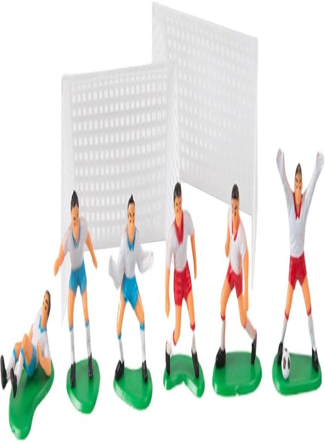 aoukoslt A Set Soccer Cake Toppers Plastic Soccer Players Toy Football World Cup Party Cake Decorations, Cake Toppers Cooking and Baking, Soccer Cake Topper - Image 5